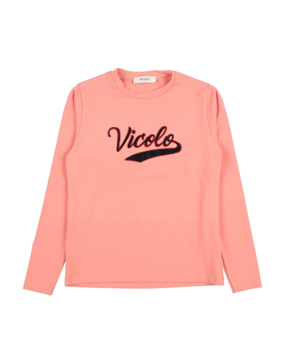 Vicolo Kids' T-shirts In Pink