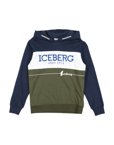 Ice Iceberg Kids' Sweatshirts In Blue
