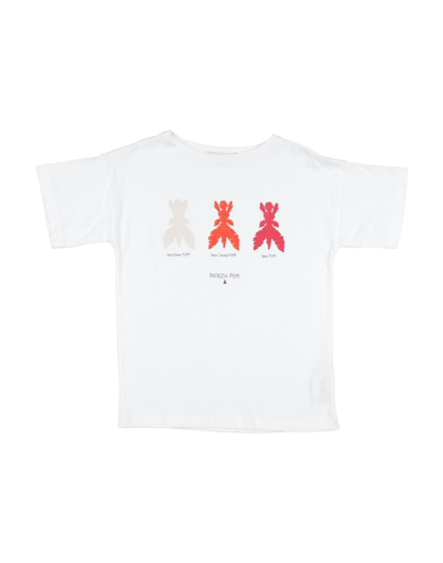 Patrizia Pepe Kids' T-shirts In White