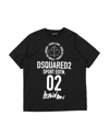 Dsquared2 T-shirts In Black