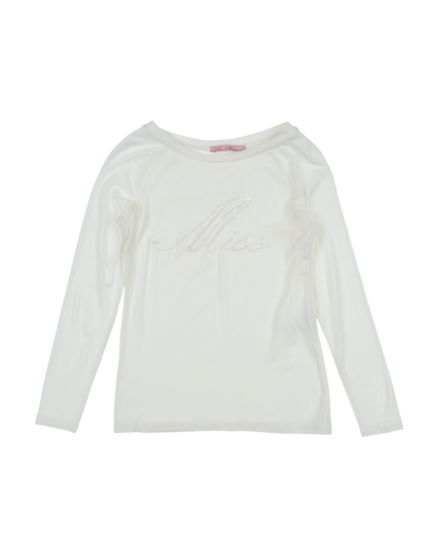 Miss Blumarine Kids' T-shirts In White