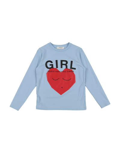 Vicolo Babies' T-shirts In Blue