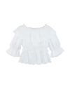 DOLCE & GABBANA DOLCE & GABBANA TODDLER GIRL SHIRT WHITE SIZE 6 COTTON,38986255GE 4