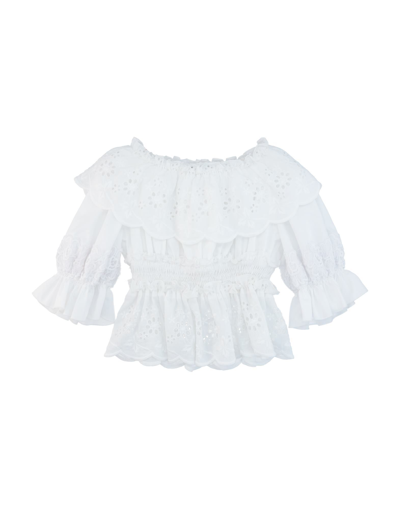 Dolce & Gabbana Babies' Shirts In White