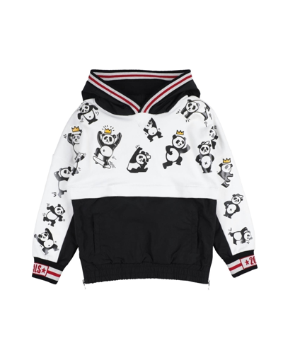 Dolce & Gabbana Babies'  Toddler Boy Sweatshirt Black Size 3 Cotton, Polyamide, Polyester