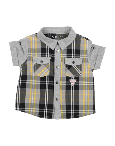Guess Babies' Shirts In Grey