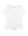 Elisabetta Franchi Toddler Girl T-shirt White Size 6 Viscose, Elastane, Polyester, Polyamide In White