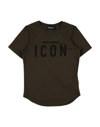 Dsquared2 T-shirts In Dark Green