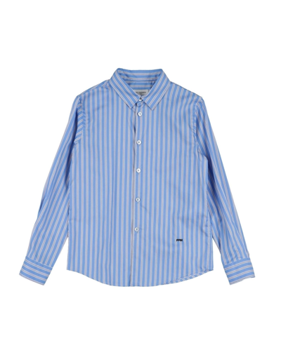 Paolo Pecora Kids' Shirts In Sky Blue