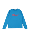 Vicolo Kids' T-shirts In Azure