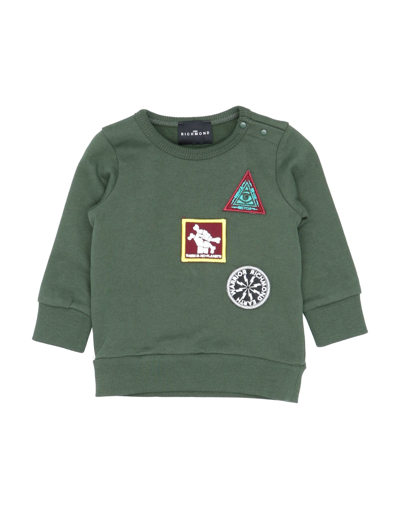 John Richmond Kids' Sweatshirts In Green