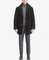 Calvin Klein Men Coleman Wool-blend Overcoat In Black