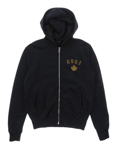 Dsquared2 Kids' Sweatshirts In Dark Blue