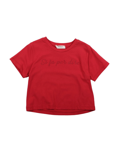 Vicolo Kids' T-shirts In Red