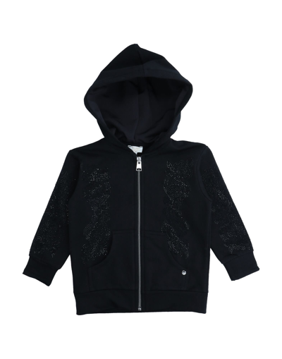 Microbe By Miss Grant Kids' Sweatshirts In Black