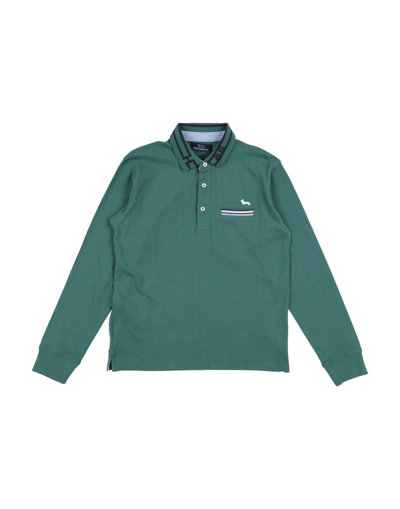 Harmont & Blaine Kids' Polo Shirts In Green
