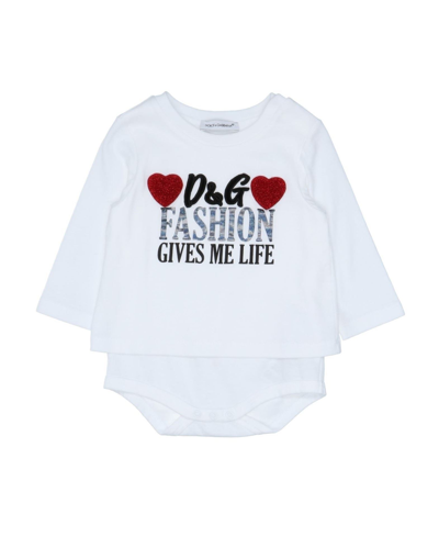 Dolce & Gabbana Kids' T-shirts In White