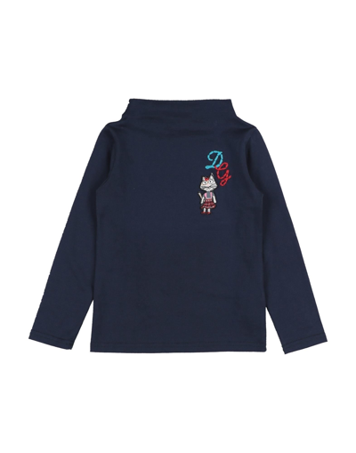 Dolce & Gabbana Babies' T-shirts In Dark Blue