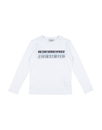 Ice Iceberg Kids' T-shirts In White