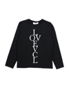 Vicolo Babies' T-shirts In Black