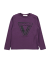 Vicolo Kids' T-shirts In Purple