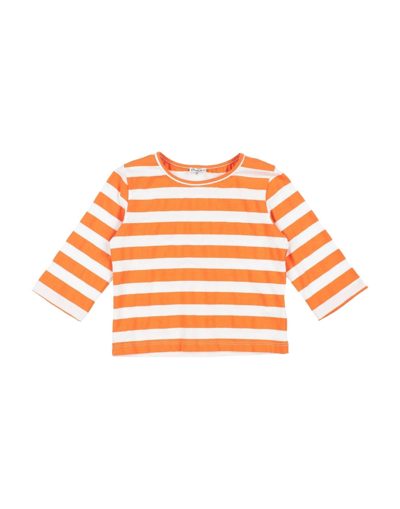 Piccola Ludo Kids' T-shirts In Orange