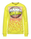 Frankie Morello Mens Yellow Sweatshirt In Green