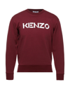 Kenzo Sweatshirts In Maroon