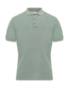 Alpha Studio Polo Shirts In Green