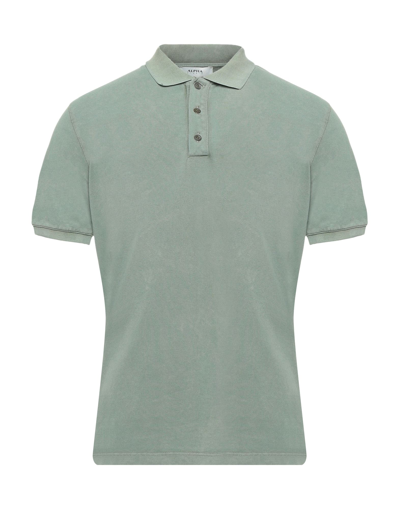 Alpha Studio Polo Shirts In Green