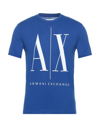 Armani Exchange T-shirts In Bright Blue