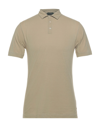 Zanone Polo Shirts In Military Green