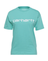 Carhartt T-shirts In Turquoise