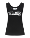 Alberta Ferretti Dreaming Printed Tank Top In Black