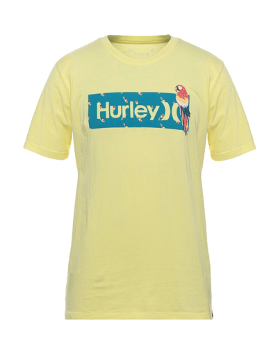 Hurley T-shirts In Yellow
