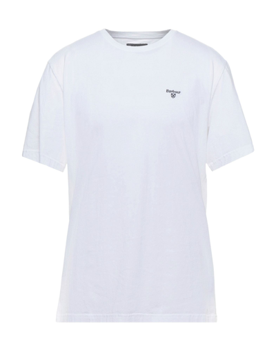 Barbour T-shirts In White