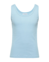 The Future Tank Tops In Sky Blue