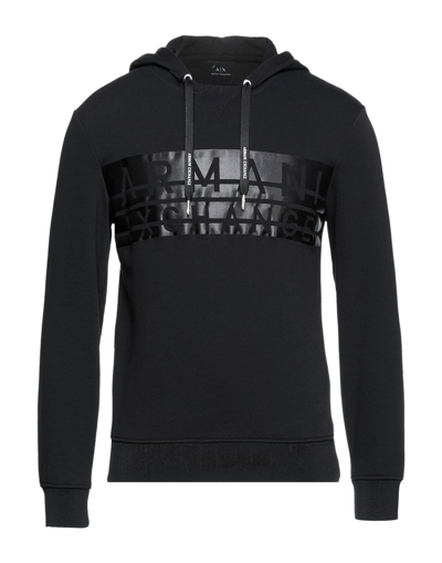 Armani Exchange Sweatshirts In Black