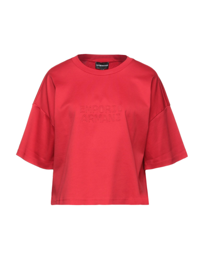 Emporio Armani T-shirts In Red