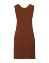 Suoli Short Dresses In Brown