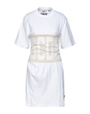 Gcds Short Dresses In White