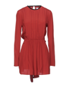 Mauro Grifoni Short Dresses In Red
