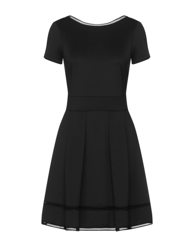 Patrizia Pepe Short Dresses In Black
