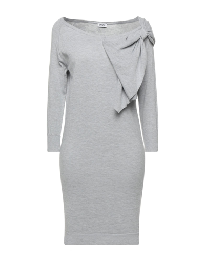 Liu •jo Short Dresses In Grey