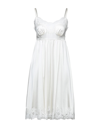 Dolce & Gabbana Short Dresses In White