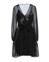 Twinset Short Dresses In Black