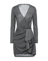 Liu •jo Short Dresses In Grey