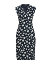 Seventy Sergio Tegon Midi Dresses In Dark Blue