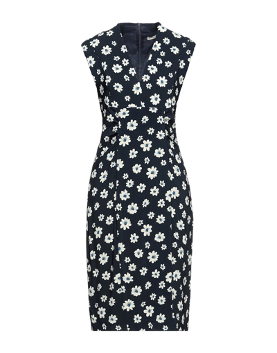 Seventy Sergio Tegon Midi Dresses In Dark Blue