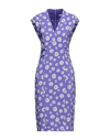 Seventy Sergio Tegon Midi Dresses In Purple